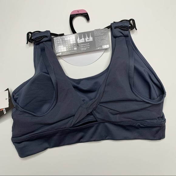 AVIA Twist Back Sports Bra Low Support Light Padding - Gray - NEW with tags! - Picture 5 of 8